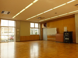 写真画像：ダンスや体操に適した部屋